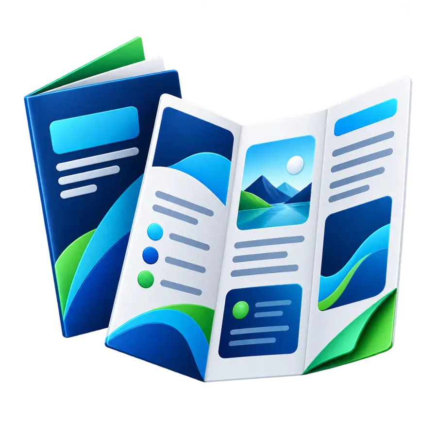 Pamphlet and flyer design by NEMBA DESIGN